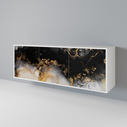 MARBLE OF TOMMORROW 3-türiges Sideboard