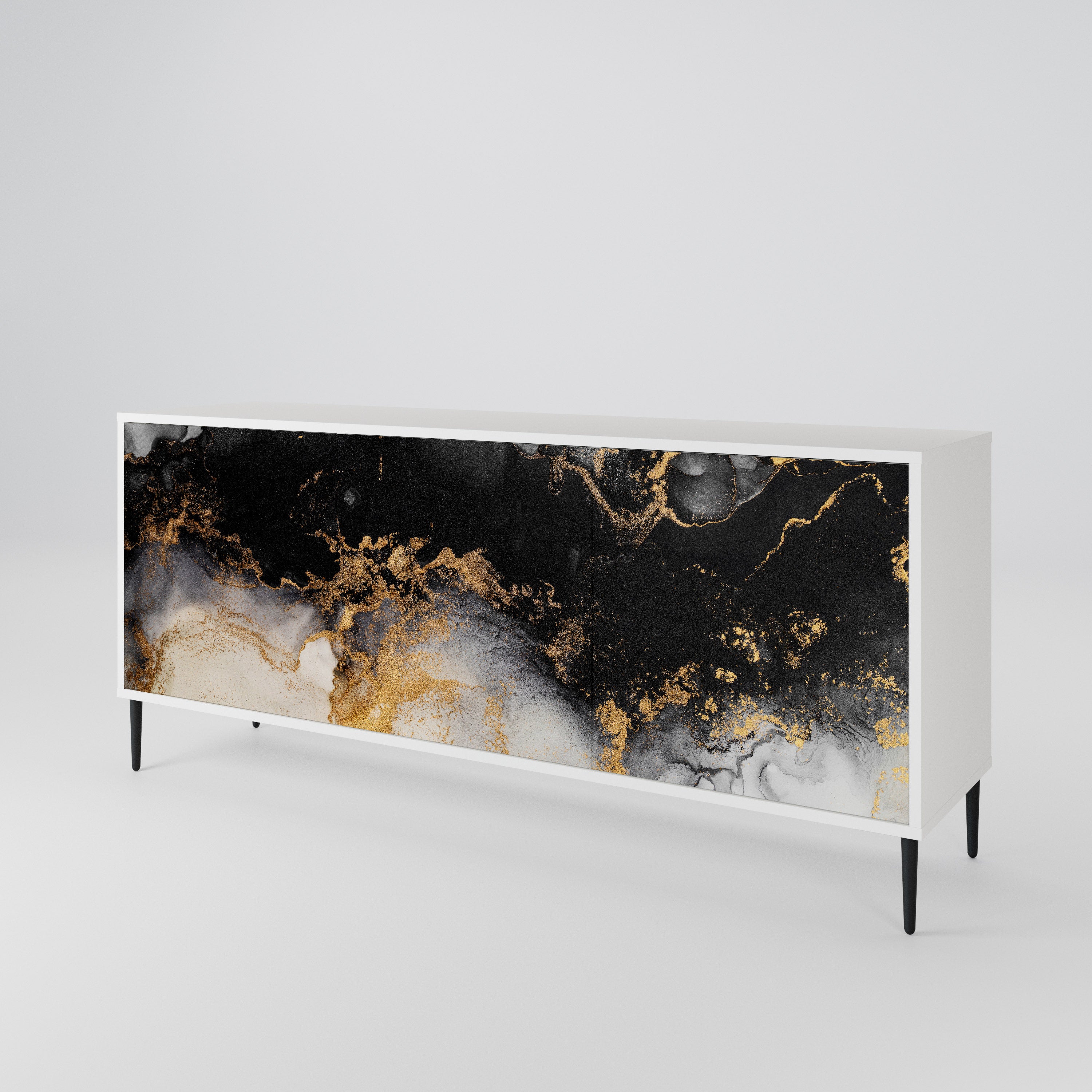 MARBLE OF TOMMORROW 3-türiges Sideboard