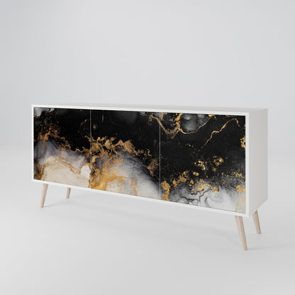 MARBLE OF TOMMORROW 3-türiges Sideboard