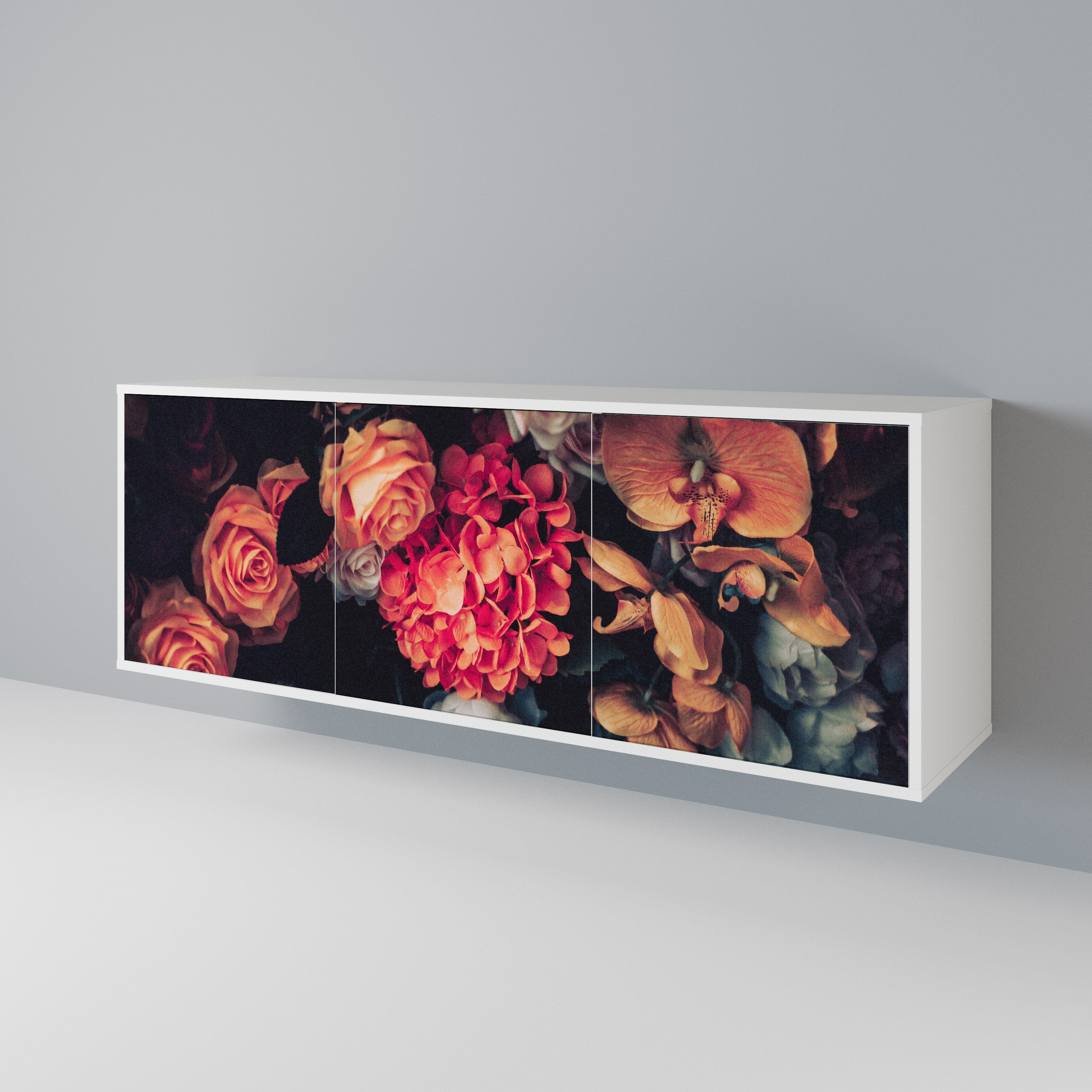 NEVERENDING BLOOM 3-türiges Sideboard