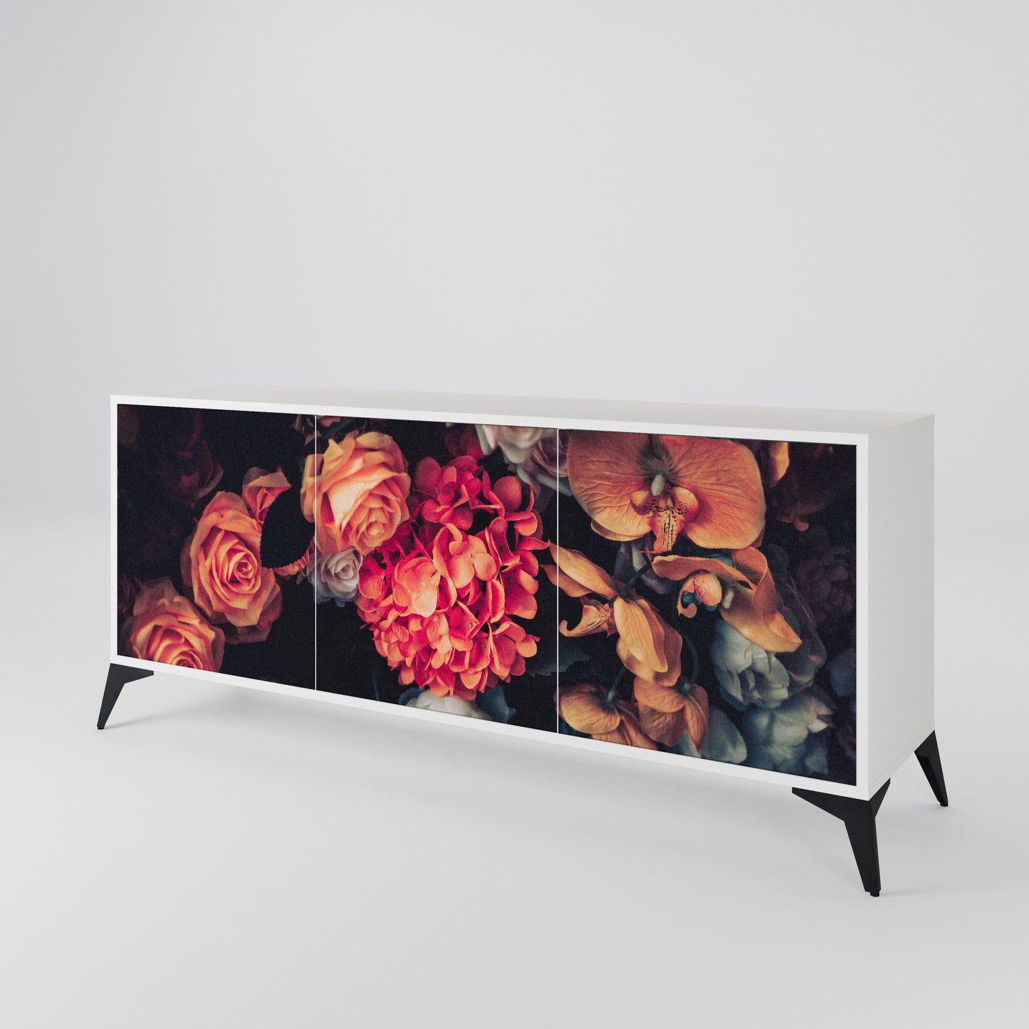 NEVERENDING BLOOM 3-türiges Sideboard