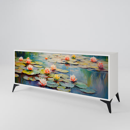 BLOOMING WATERS 3-türiges Sideboard