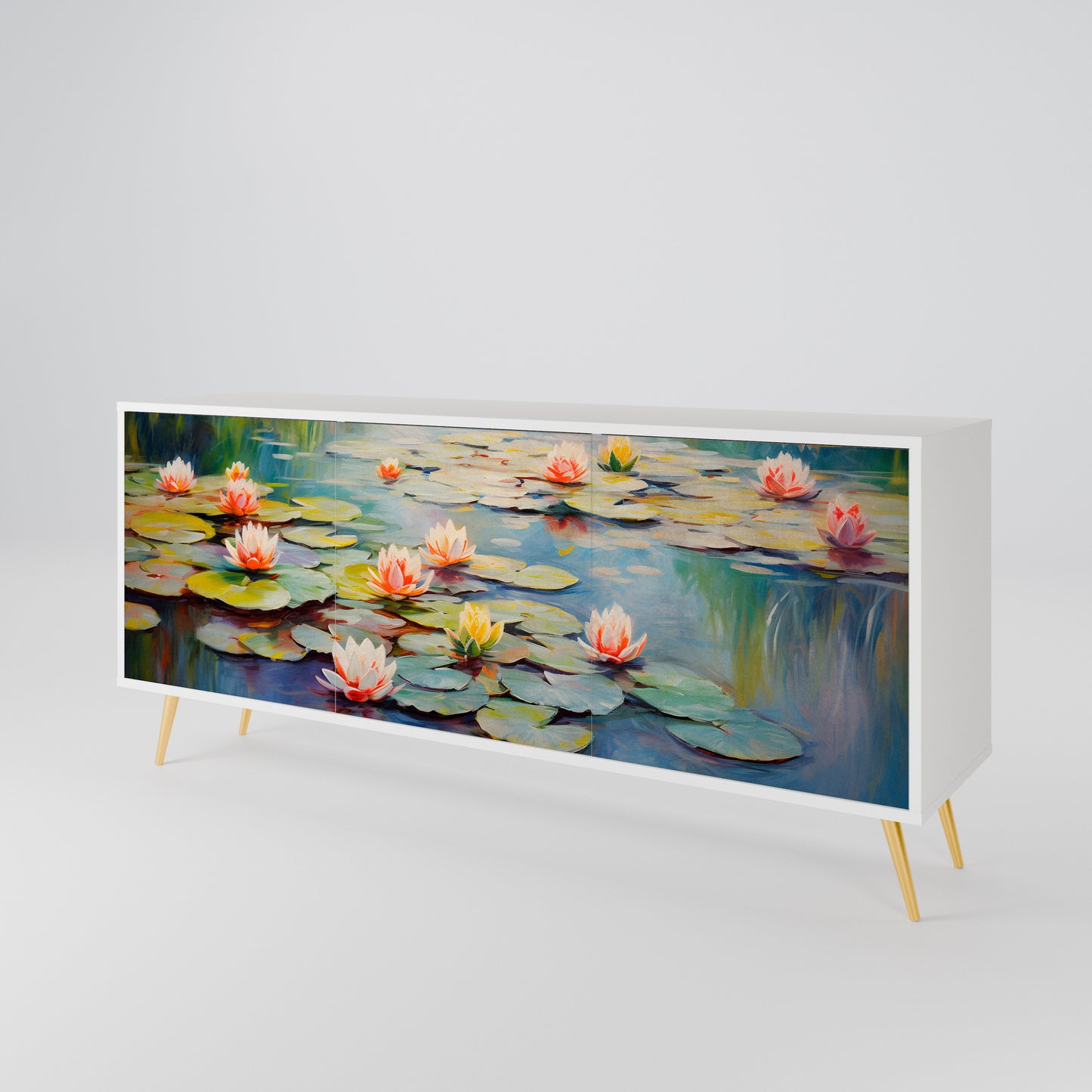 BLOOMING WATERS 3-türiges Sideboard
