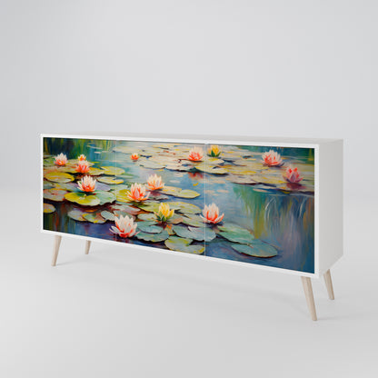 BLOOMING WATERS 3-türiges Sideboard