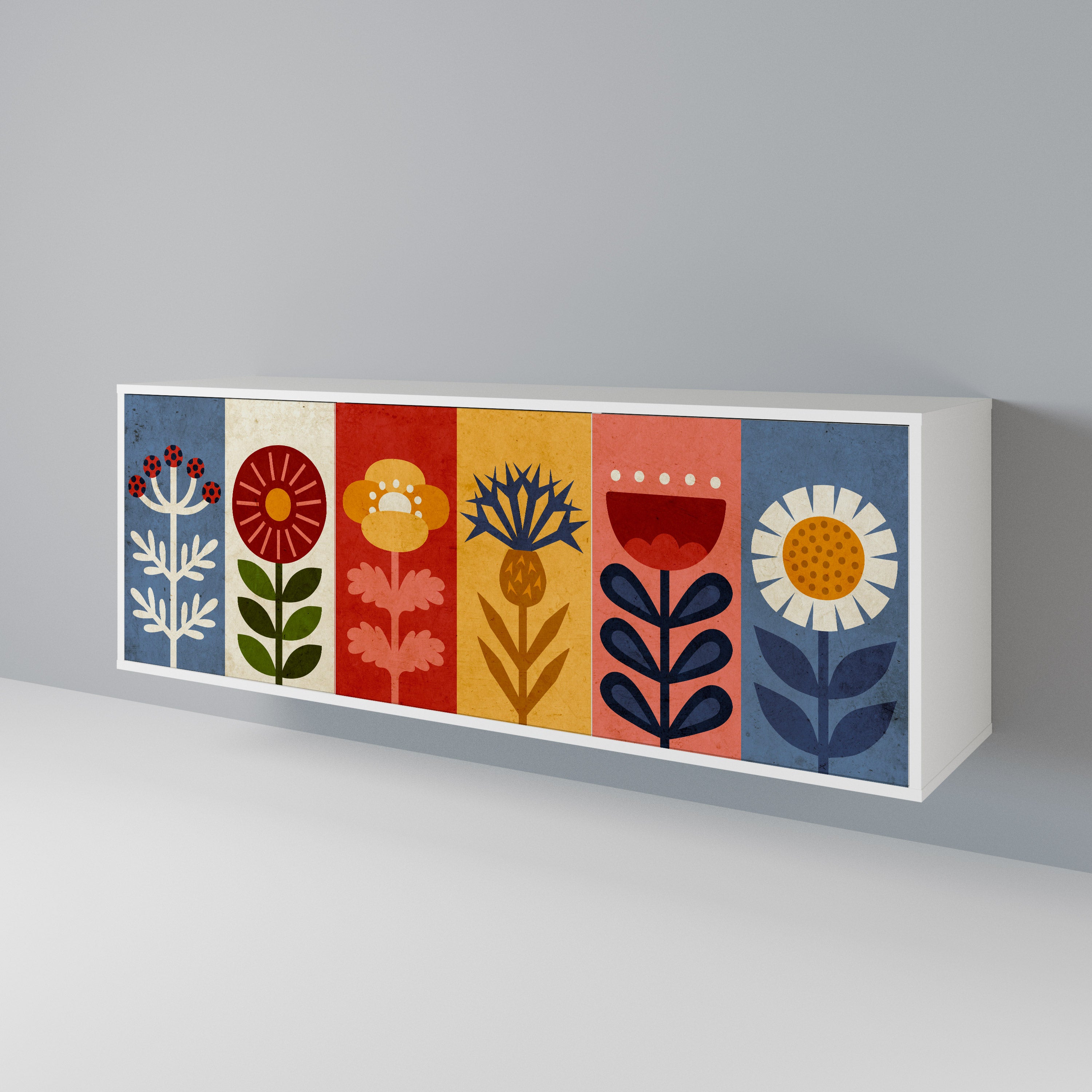 SCANDIC FLOWERET 3-türiges Sideboard