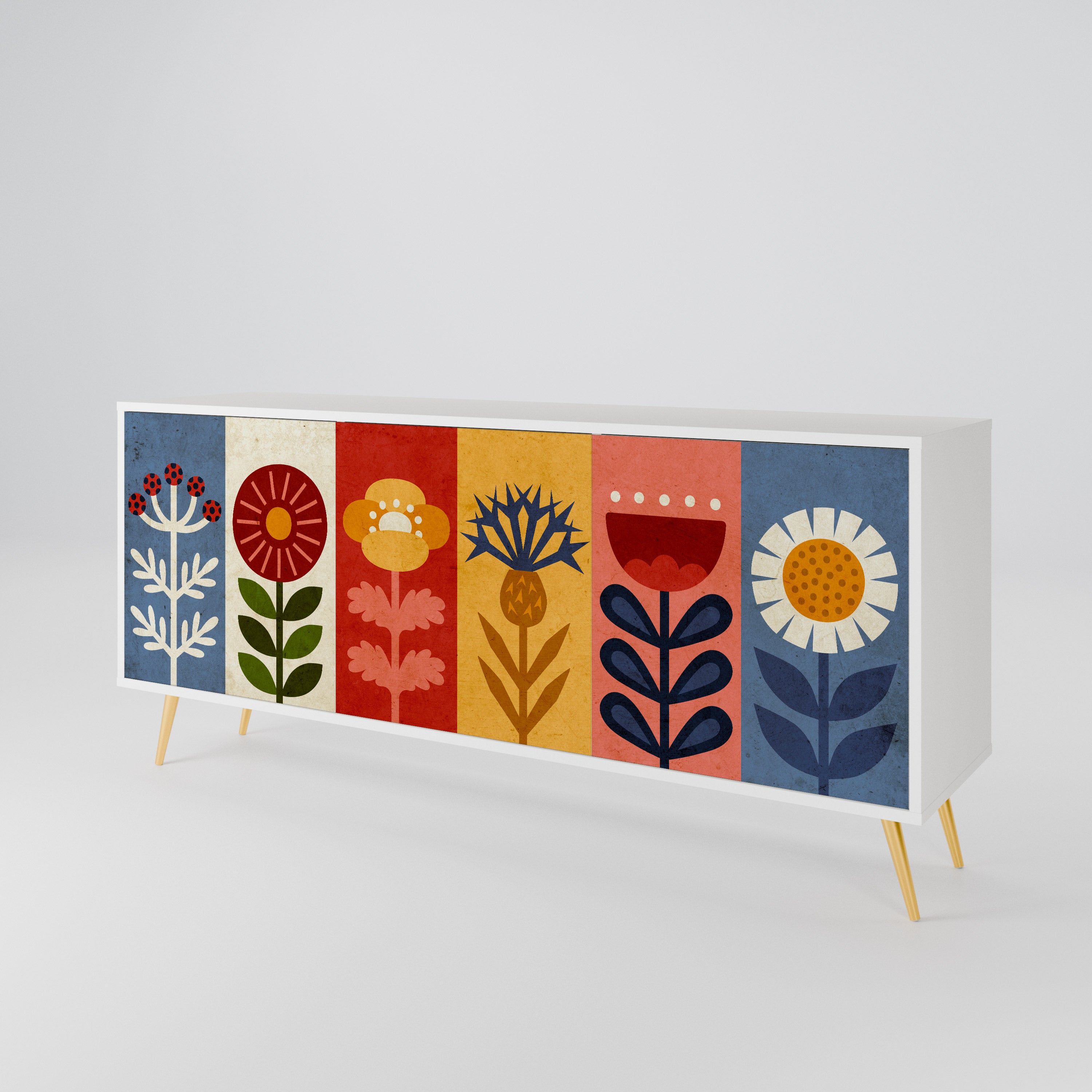 SCANDIC FLOWERET 3-türiges Sideboard