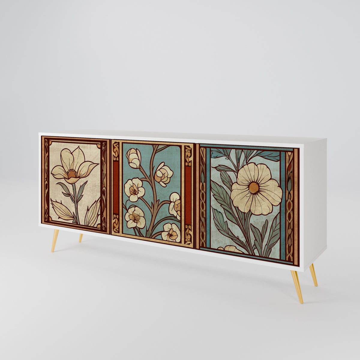 TIMELESS FLORA 3-türiges Sideboard