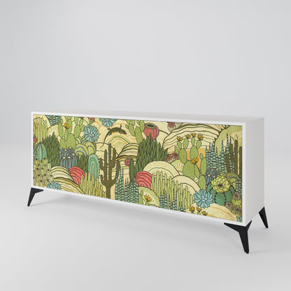 SUCCULENTS KALEIDOSCOPE 3-türiges Sideboard