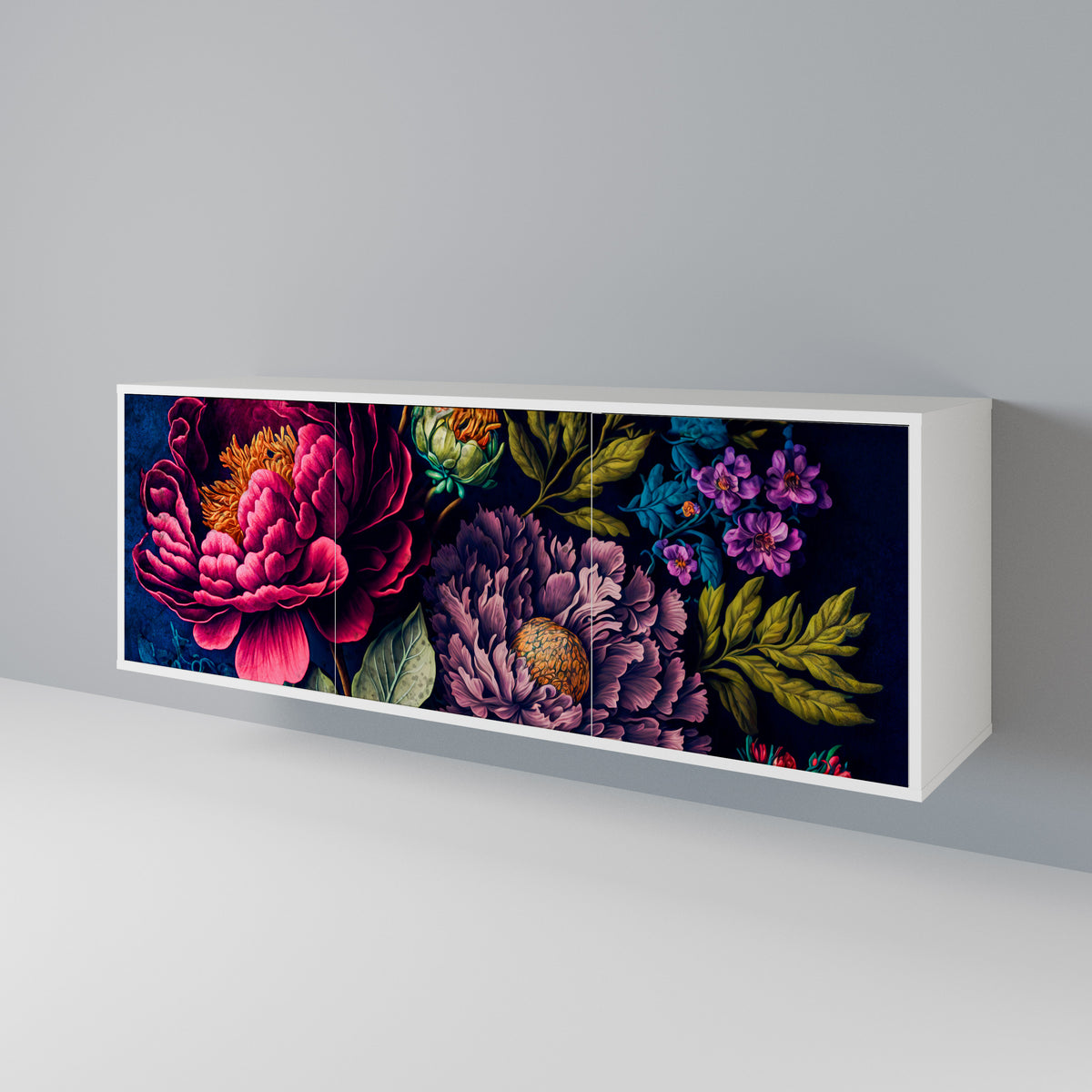 BLOOMING ELEGANCE 3-Door Sideboard