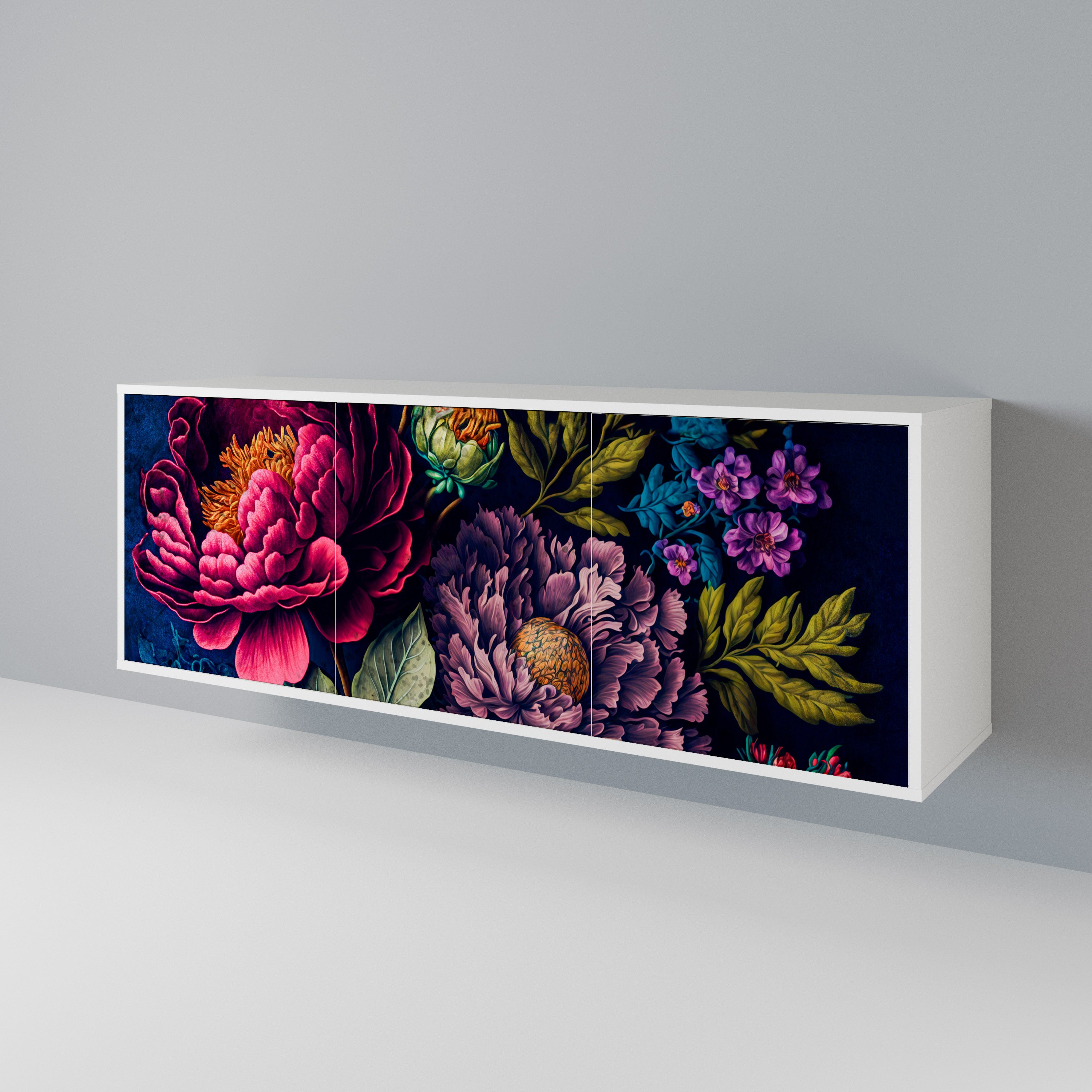 BLOOMING ELEGANCE 3-türiges Sideboard
