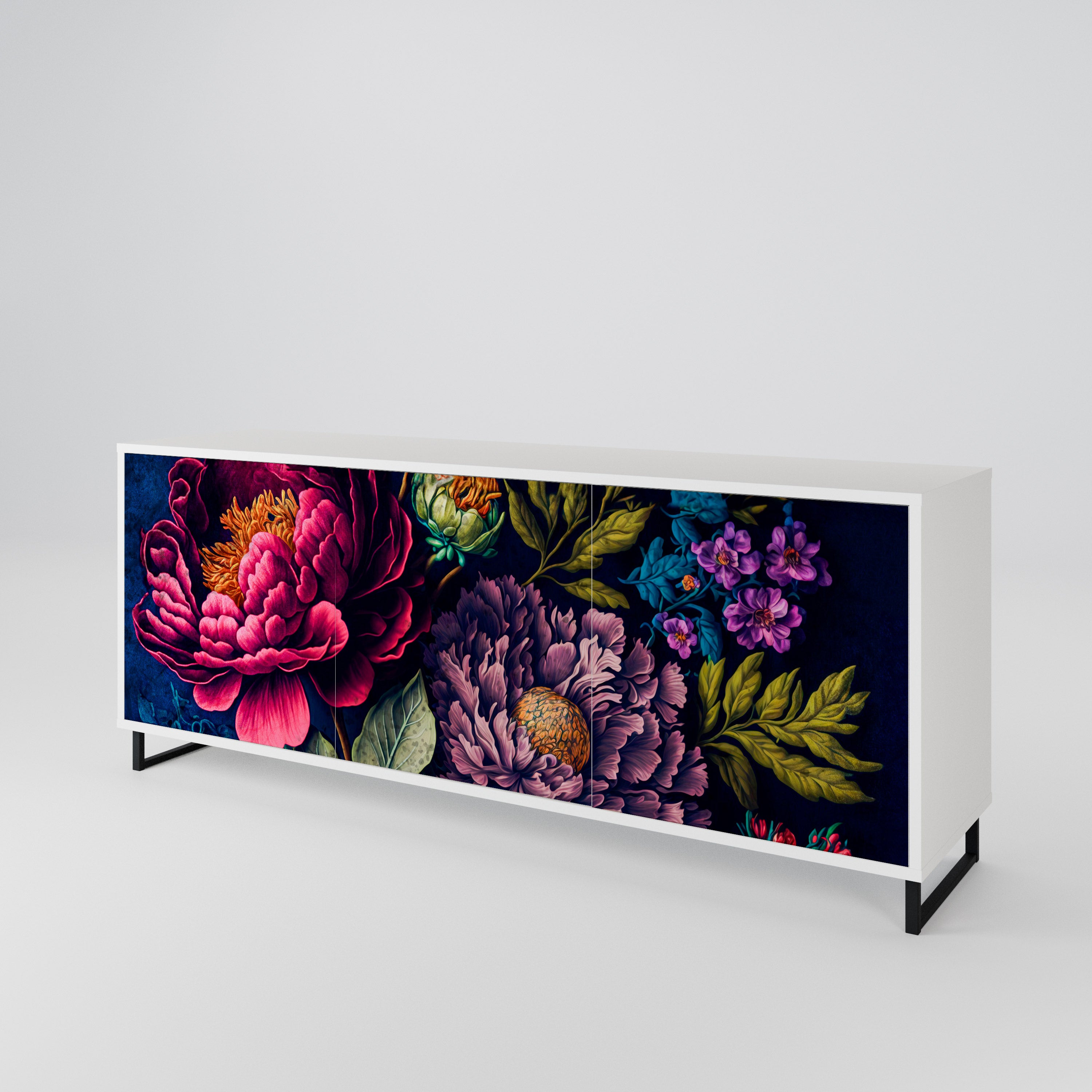 BLOOMING ELEGANCE 3-türiges Sideboard