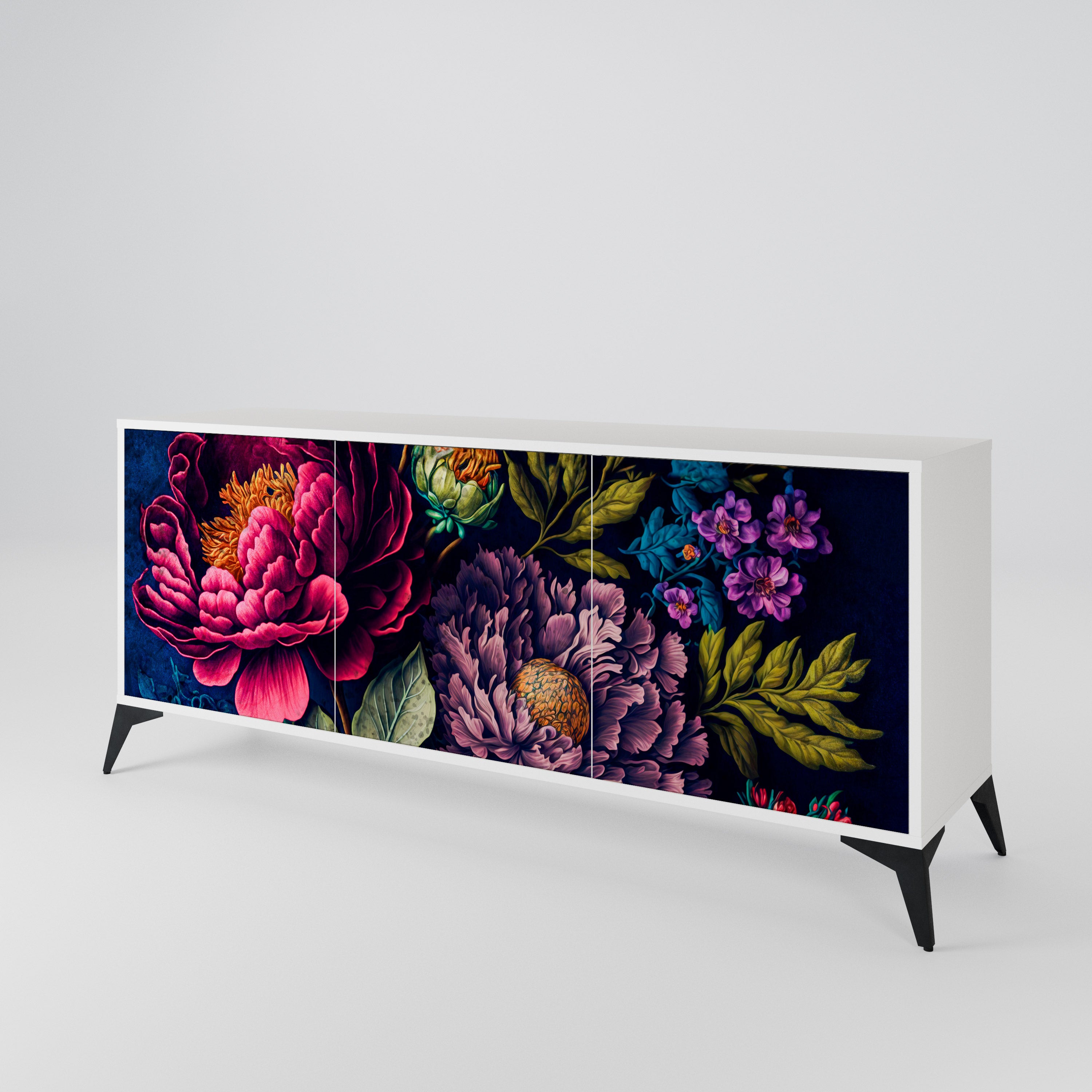 BLOOMING ELEGANCE 3-türiges Sideboard