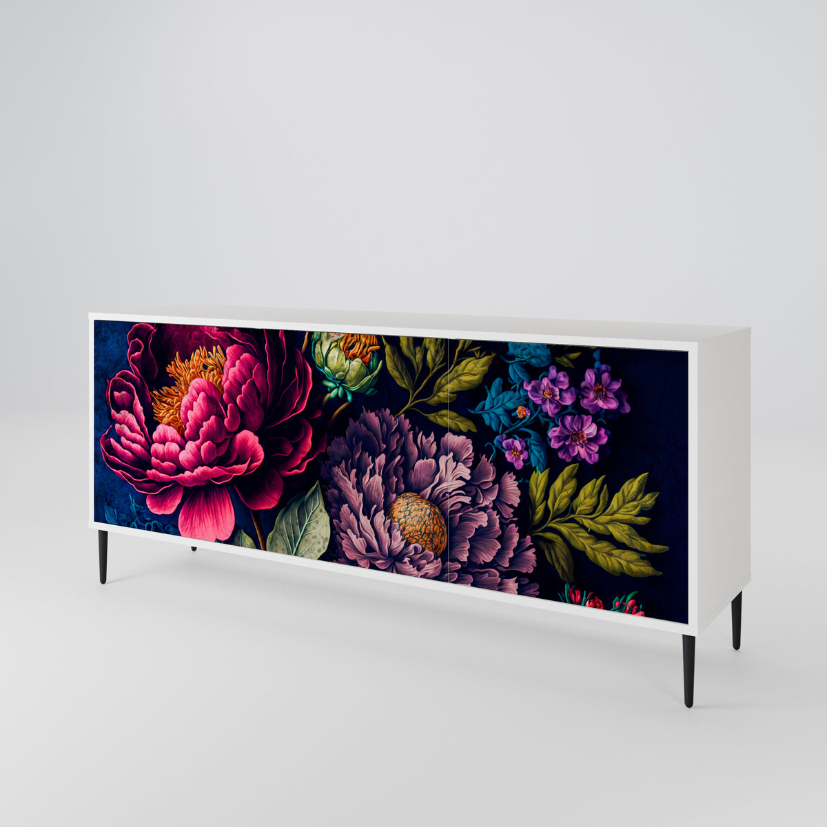 BLOOMING ELEGANCE 3-Door Sideboard