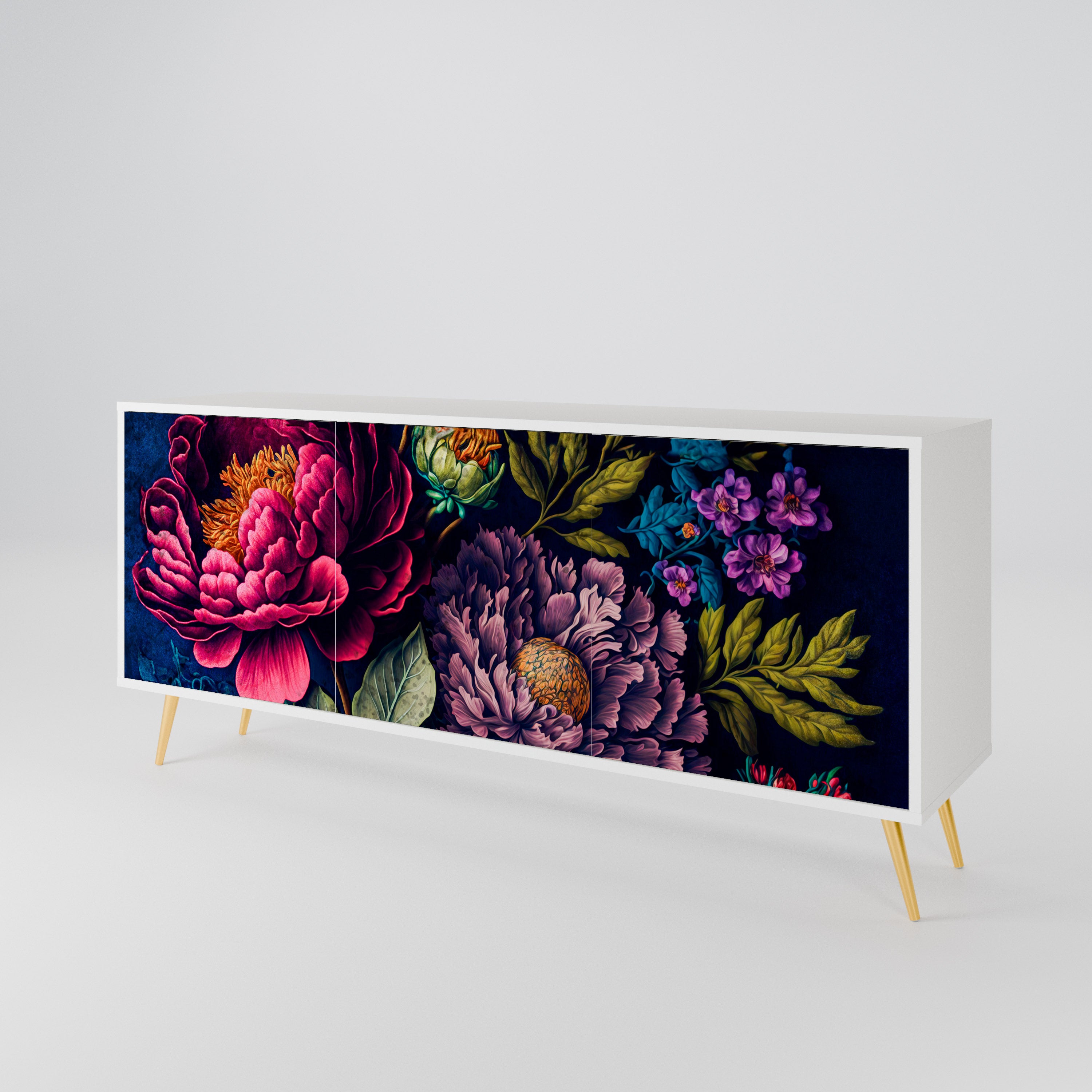 BLOOMING ELEGANCE 3-türiges Sideboard
