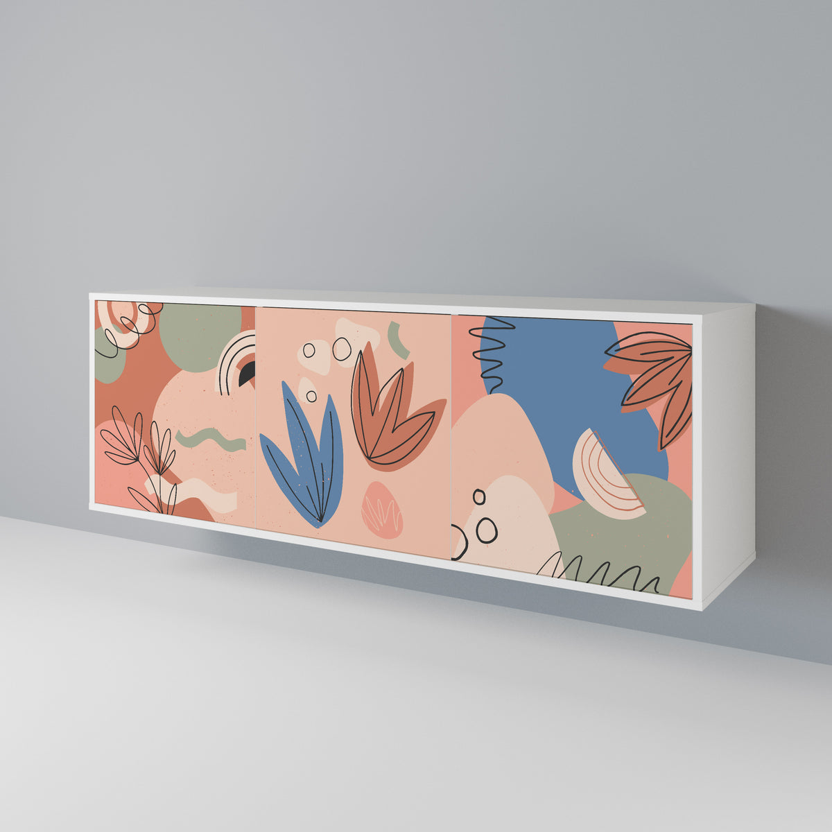 PASTEL DESTINY 3-türiges Sideboard