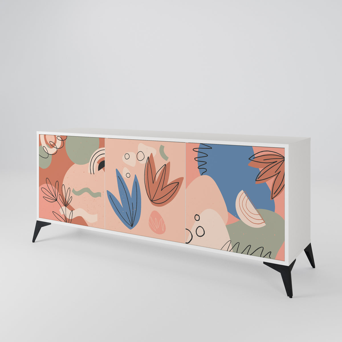 PASTEL DESTINY 3-türiges Sideboard