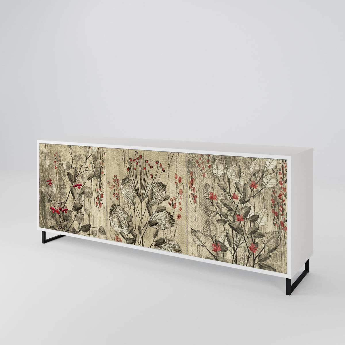 HERBAL GRACE 3-türiges Sideboard