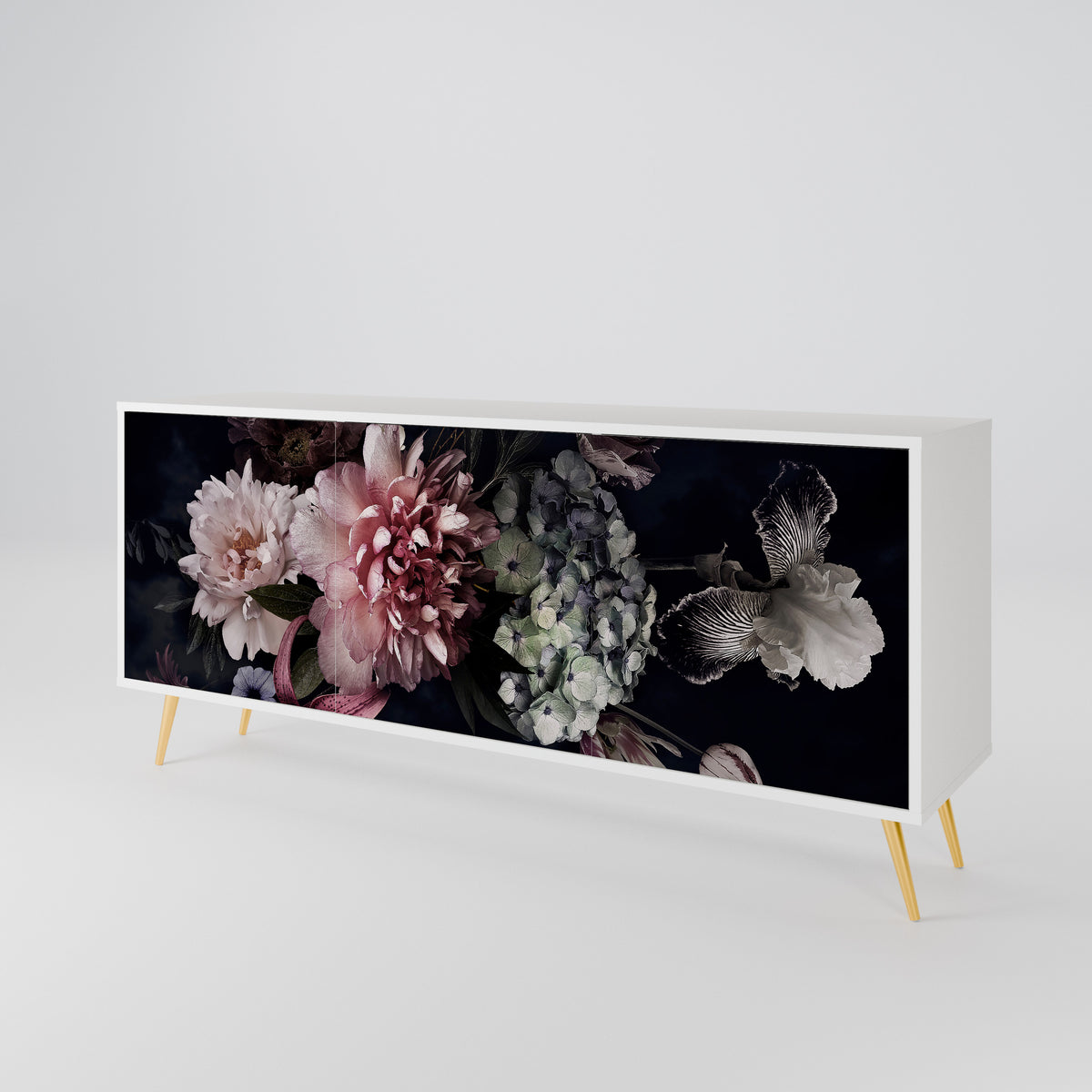 PURE BLOSSOM 3-türiges Sideboard