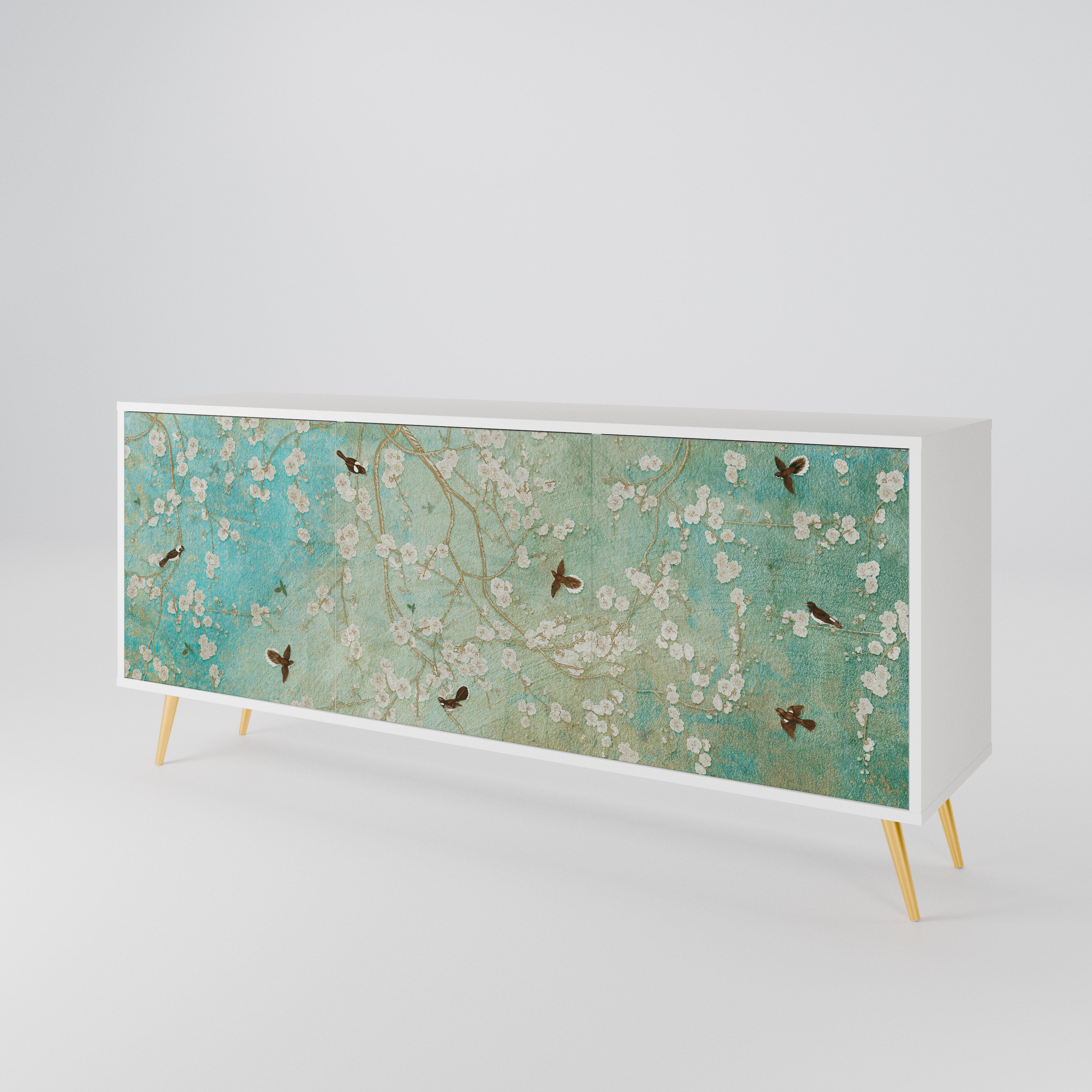 BLOOMING CHARM 3-türiges Sideboard
