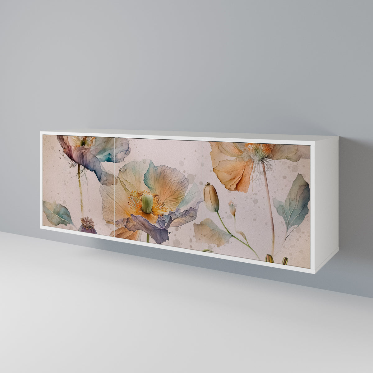SOFTEN POPPY 3-türiges Sideboard