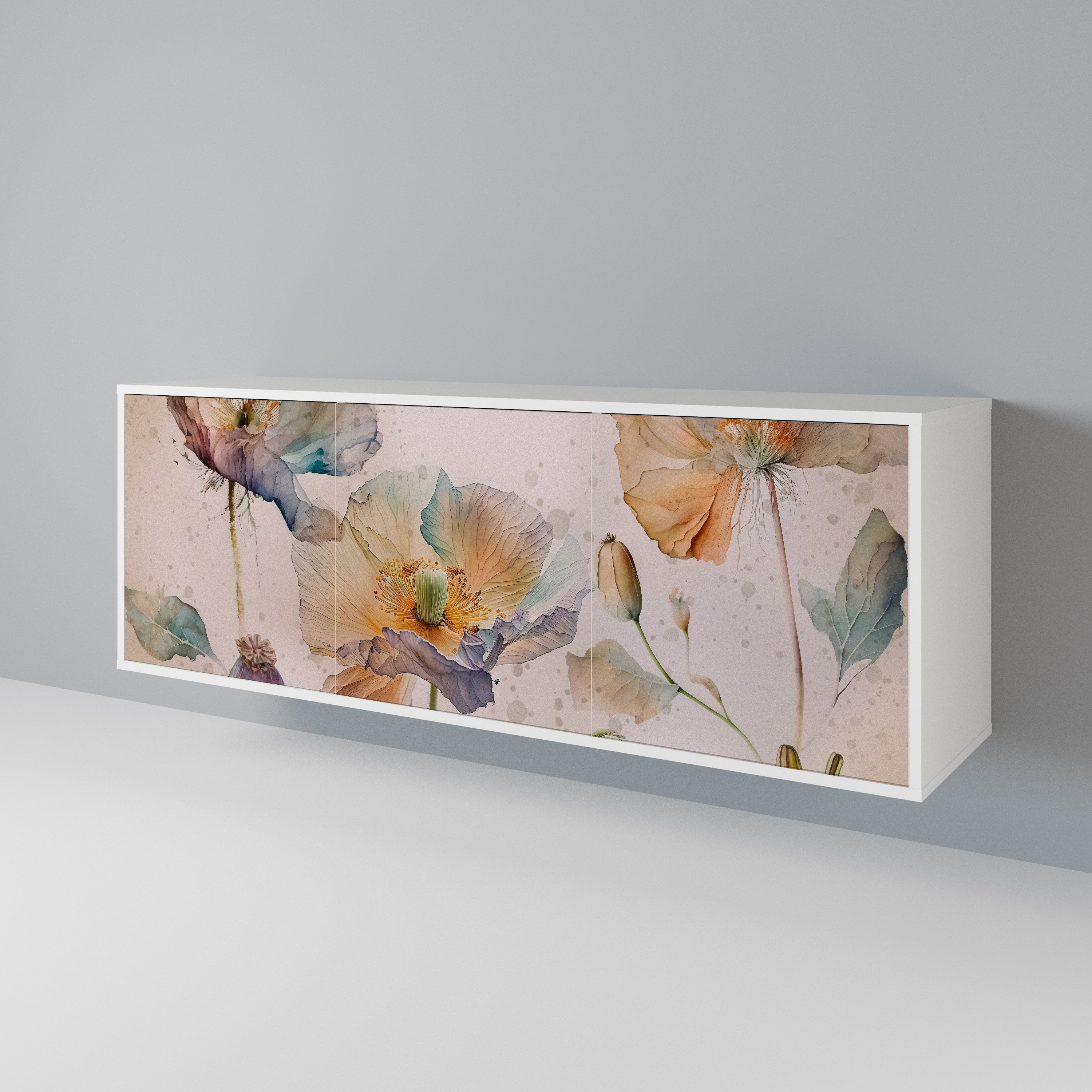 SOFTEN POPPY 3-türiges Sideboard