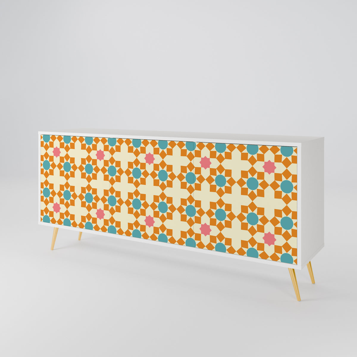 FLORAL DECOR 3-türiges Sideboard