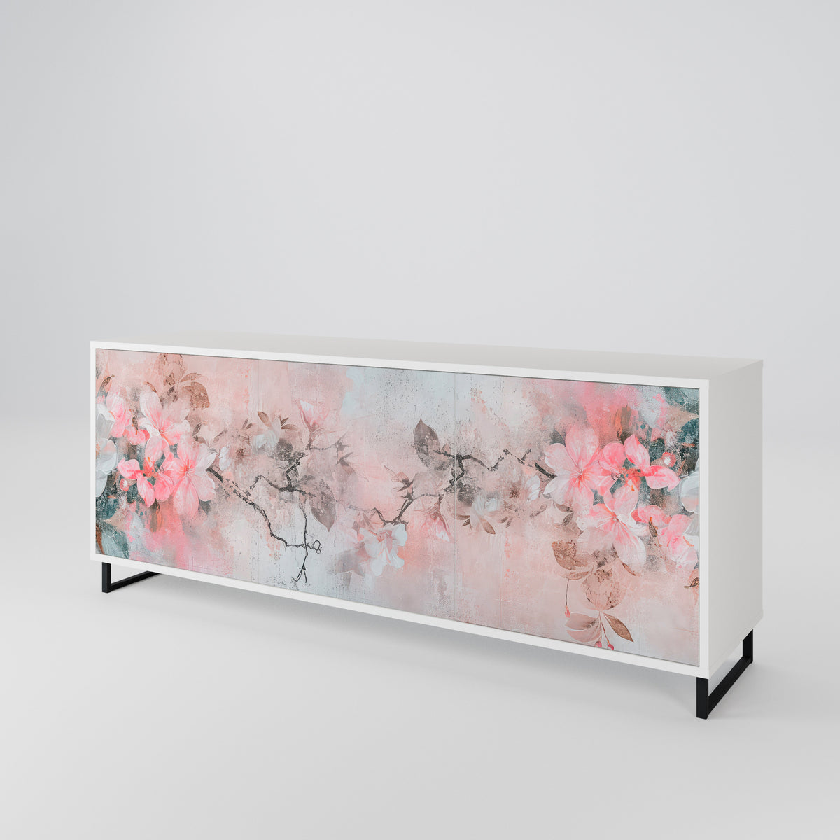 CHERRY BLOSSOM 3-türiges Sideboard