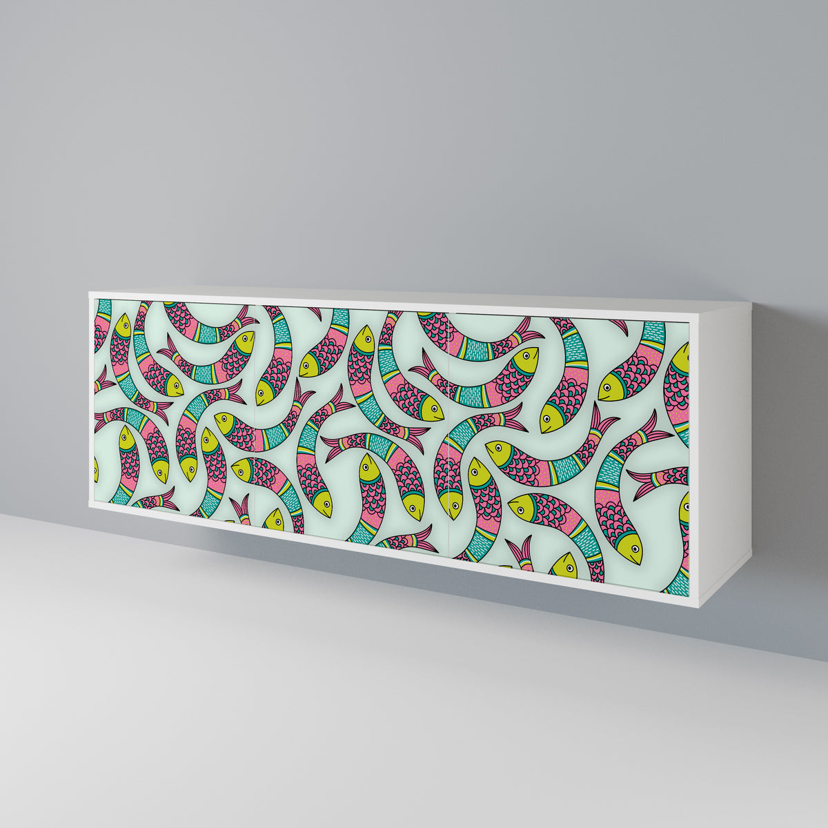 INDIAN FISH 3-türiges Sideboard