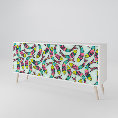 INDIAN FISH 3-türiges Sideboard