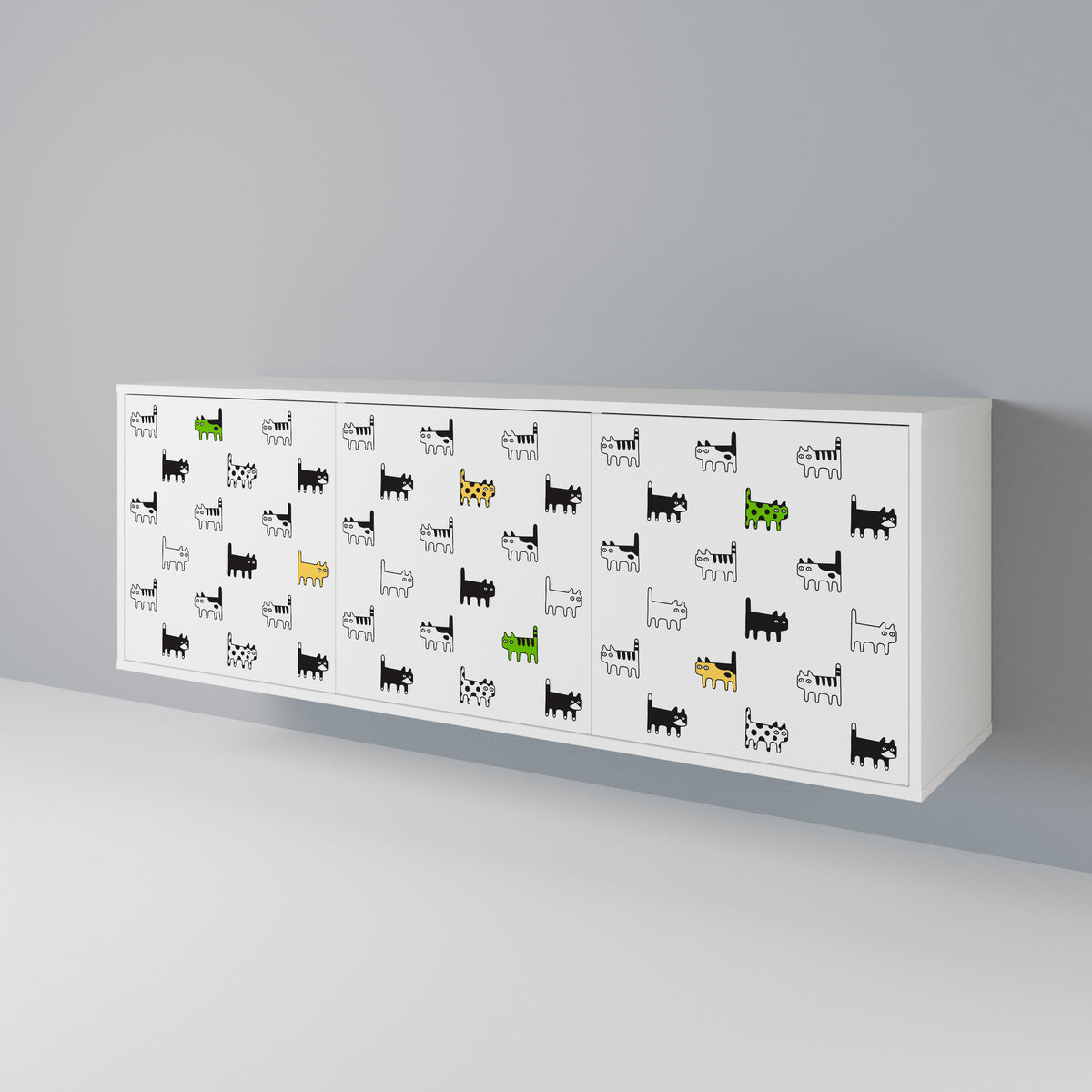 CATS COMPILATION 3-türiges Sideboard