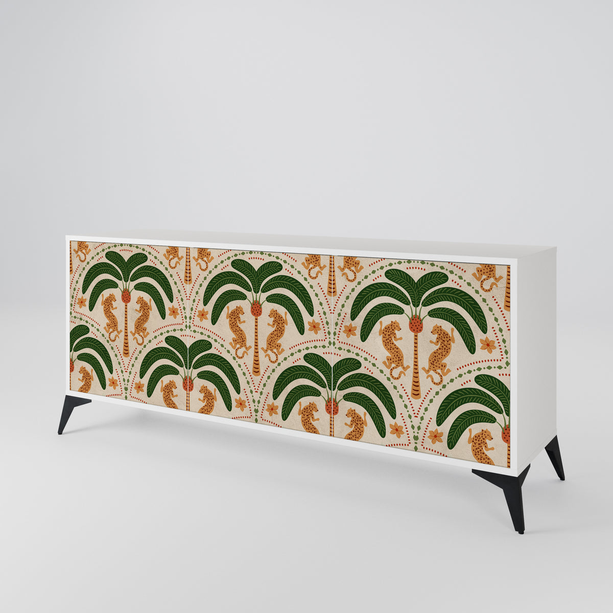 DANCING PREDATORS 3-türiges Sideboard