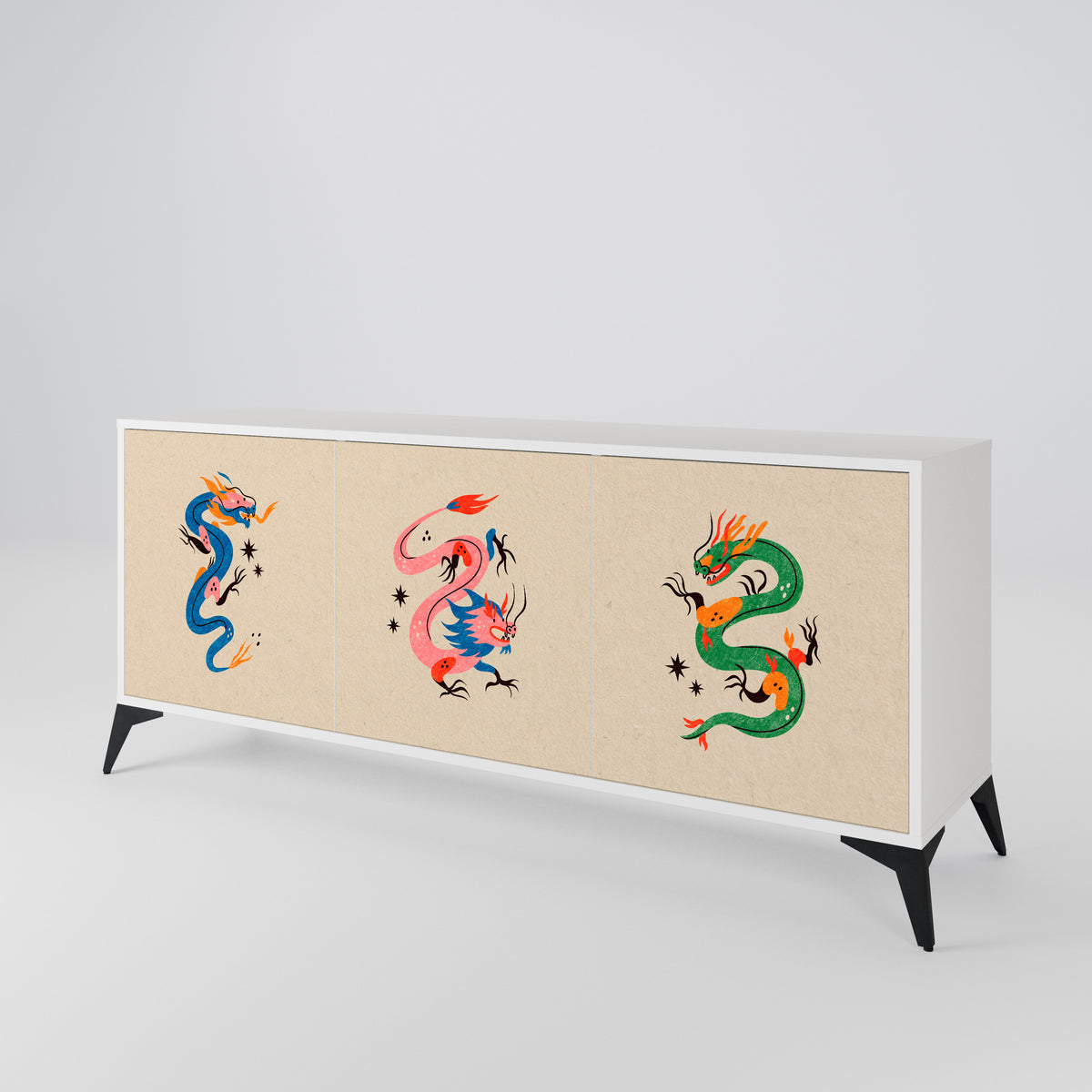 MYTHOLOGICAL CREATURES 3-türiges Sideboard
