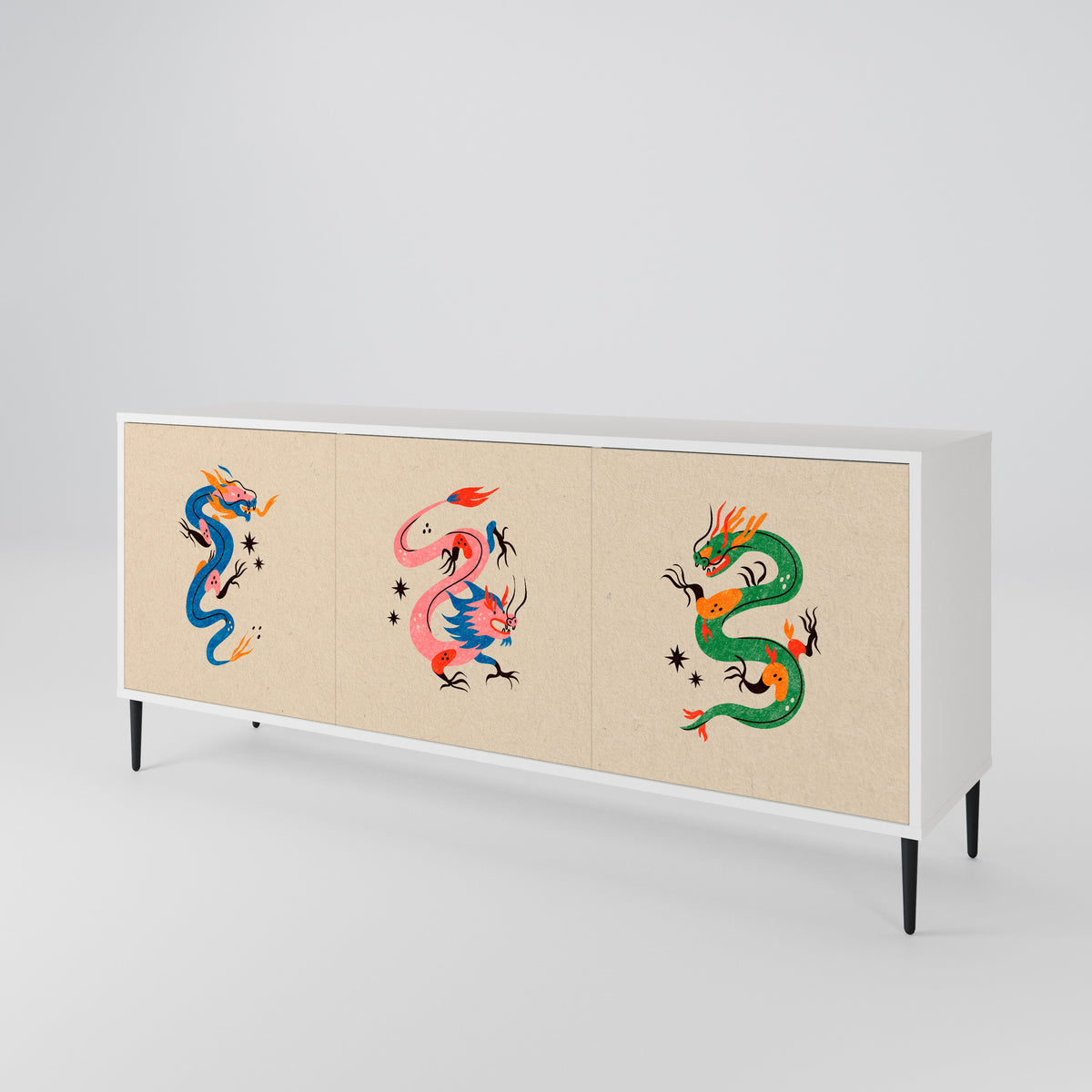 MYTHOLOGICAL CREATURES 3-türiges Sideboard