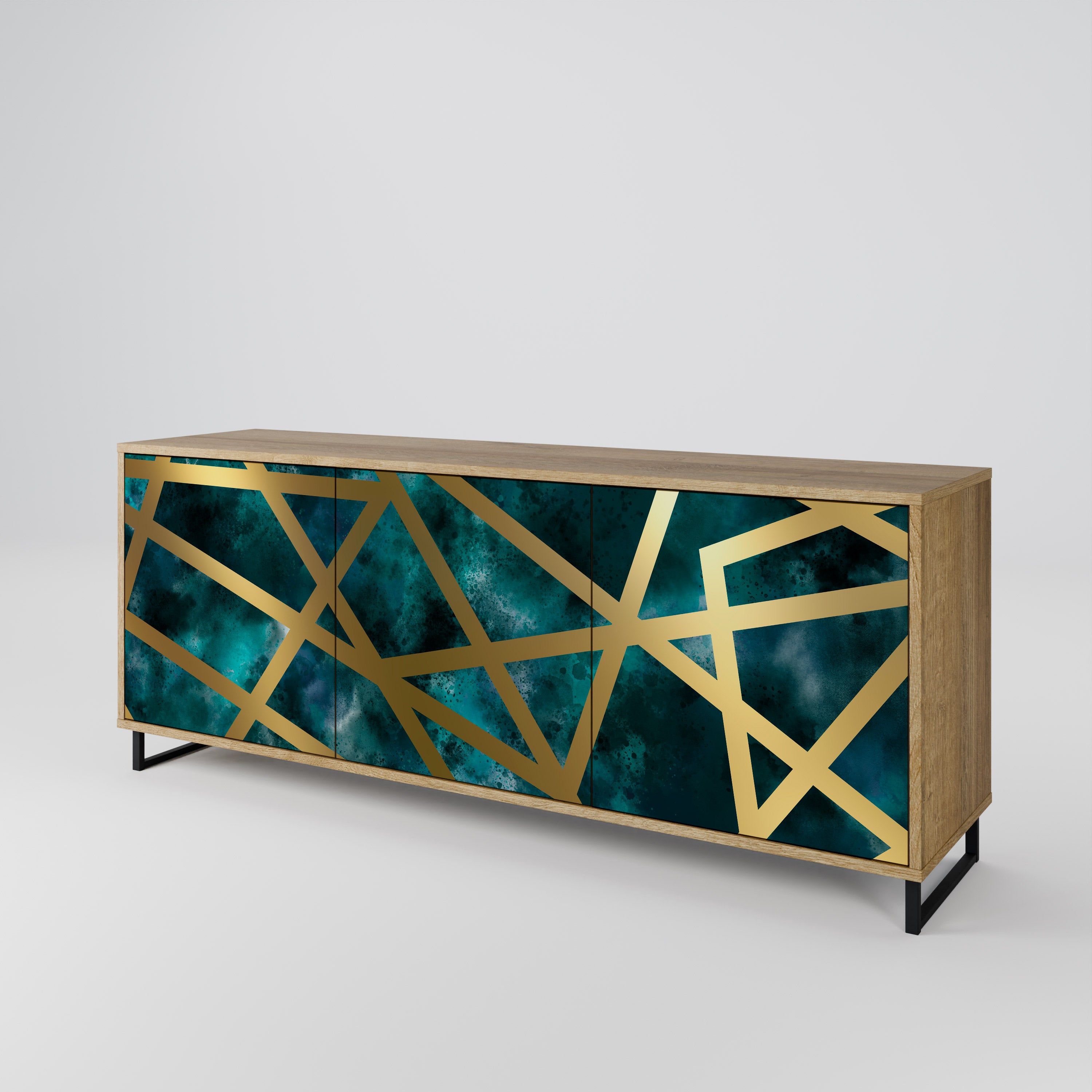 THE LABYRINTH OF GOLD 3-Door Sideboard