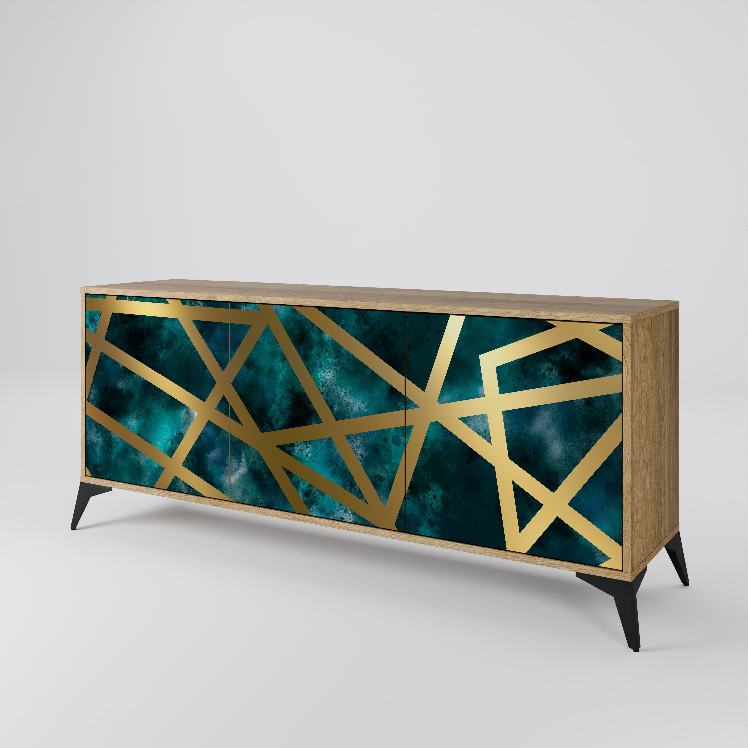 THE LABYRINTH OF GOLD 3-Door Sideboard