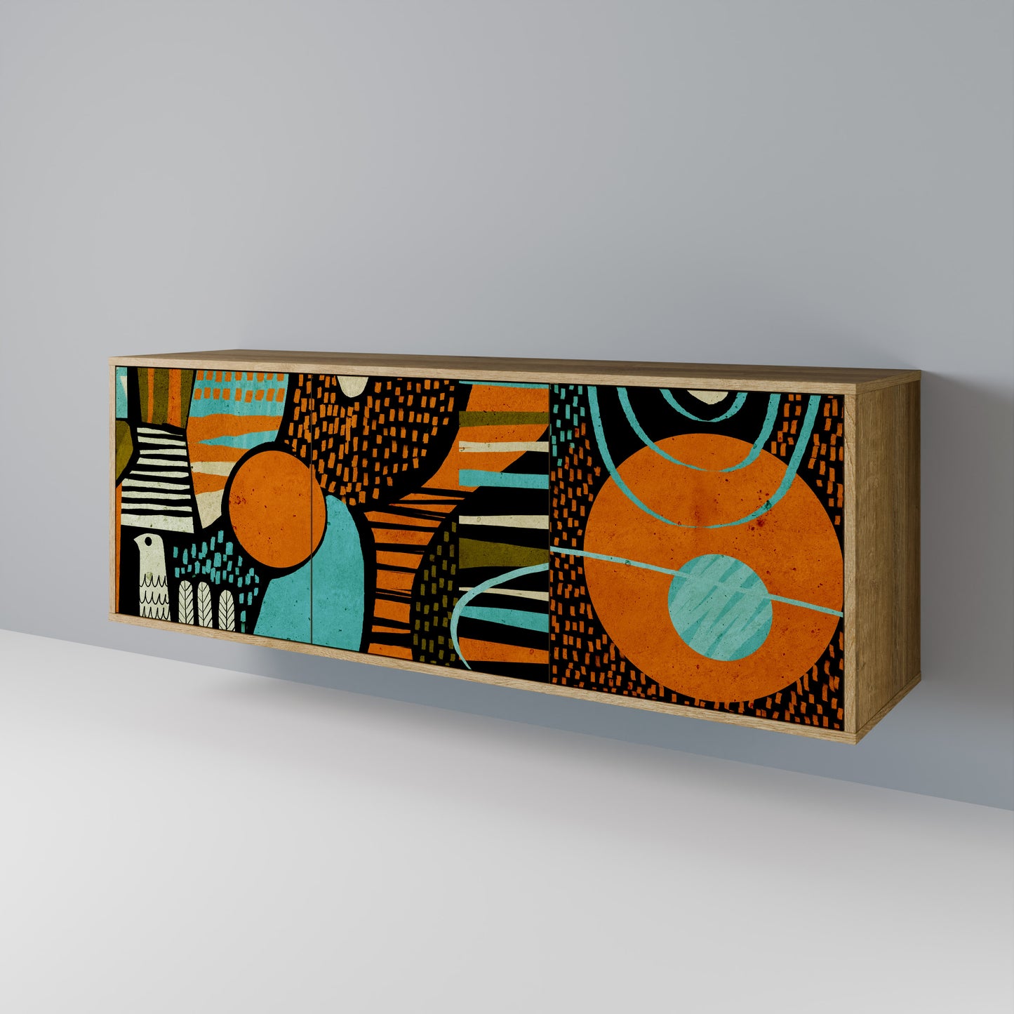 GEODE GLIMMER 3-türiges Sideboard