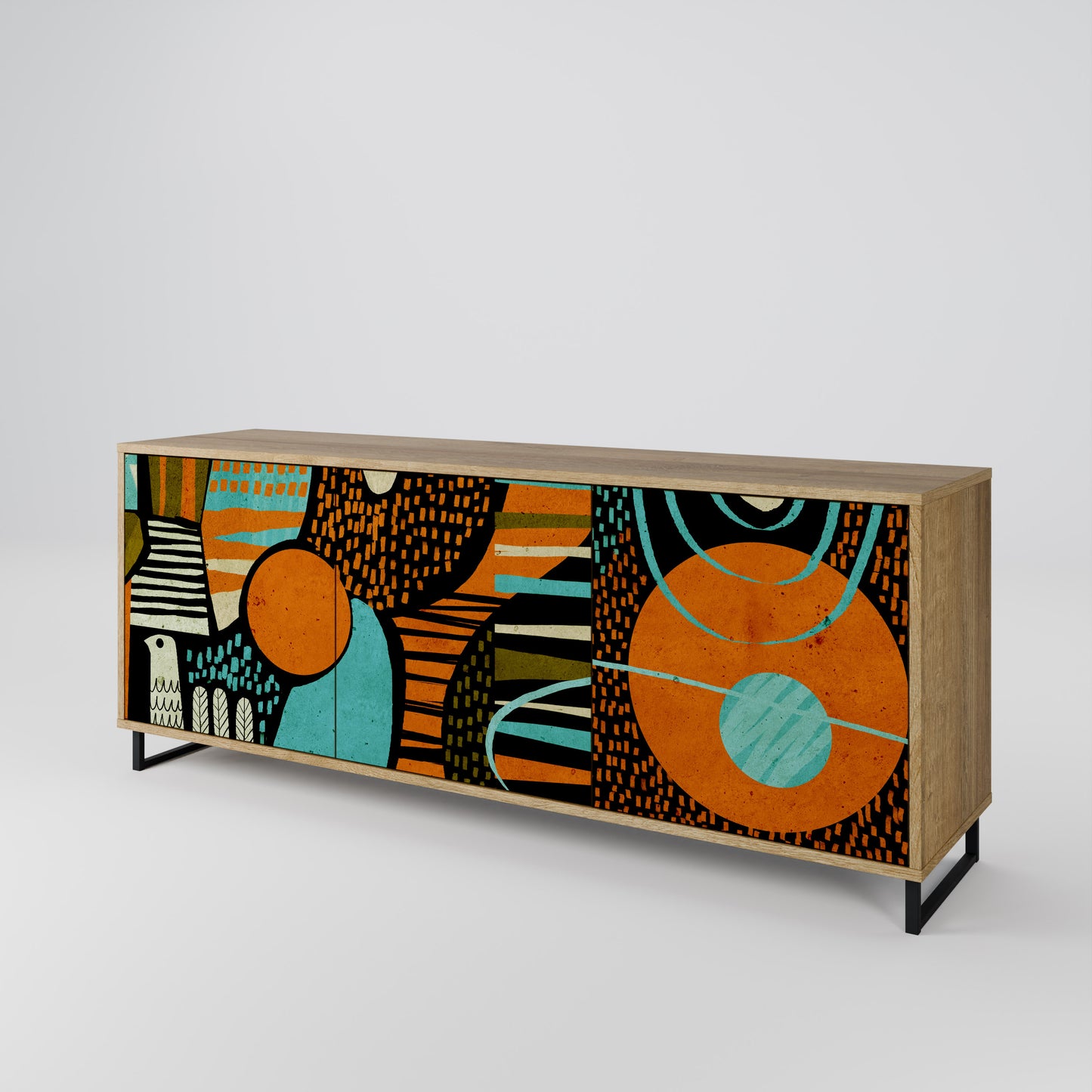 GEODE GLIMMER 3-türiges Sideboard