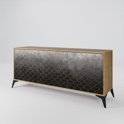TESSELATED GRAYISH 3-türiges Sideboard