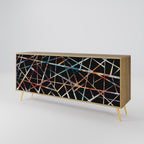 POLYGON VERVE 3-Door Sideboard in Oak Effect