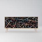 POLYGON VERVE 3-Door Sideboard in Oak Effect