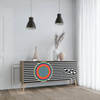 SPECTRA SHOWCASE Sideboard mit 3 Türen in Eiche-Optik