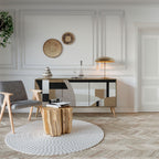 DELICATE MEMENTO Sideboard mit 3 Türen in Eiche-Optik