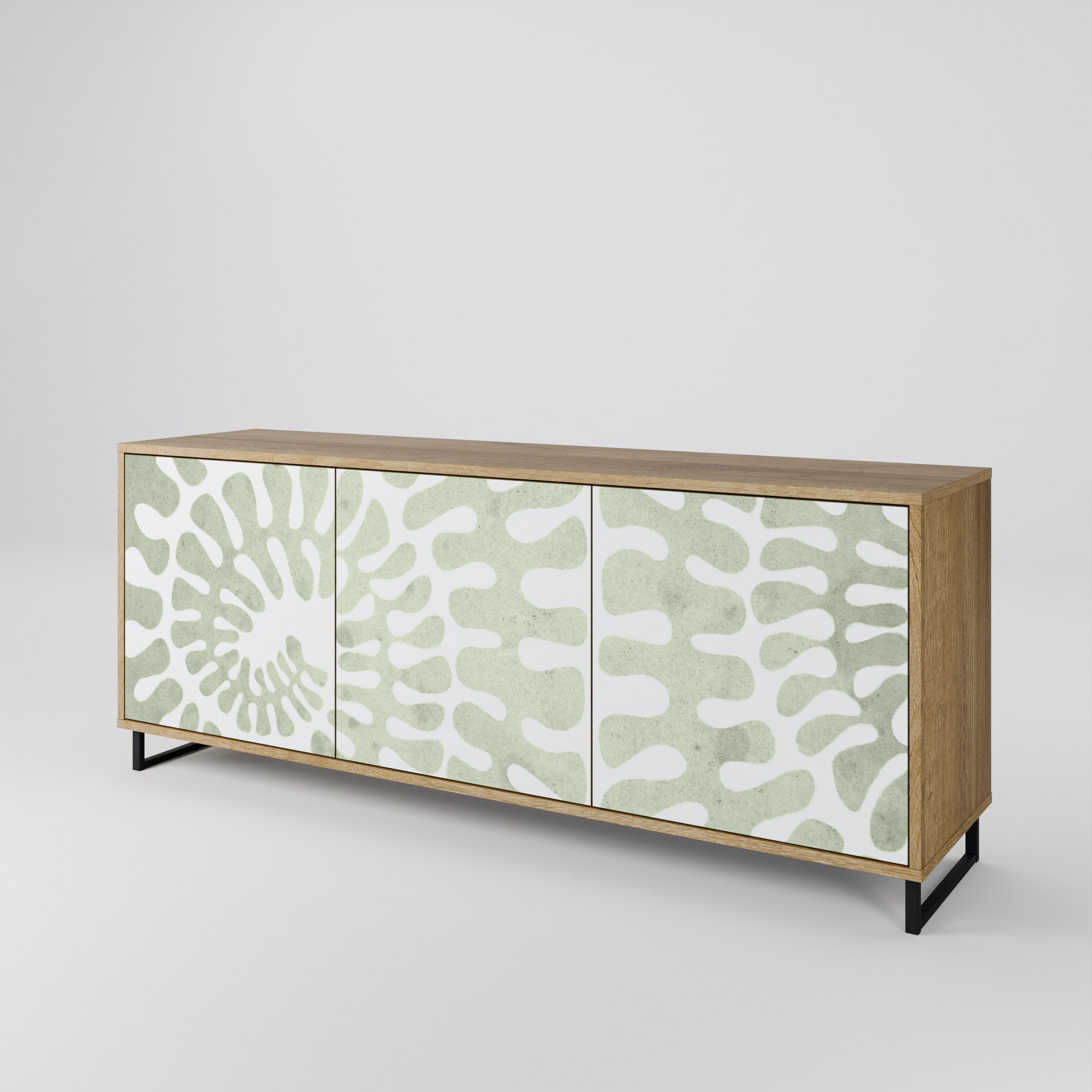 HELIX DANCE 3-türiges Sideboard in Eichenoptik