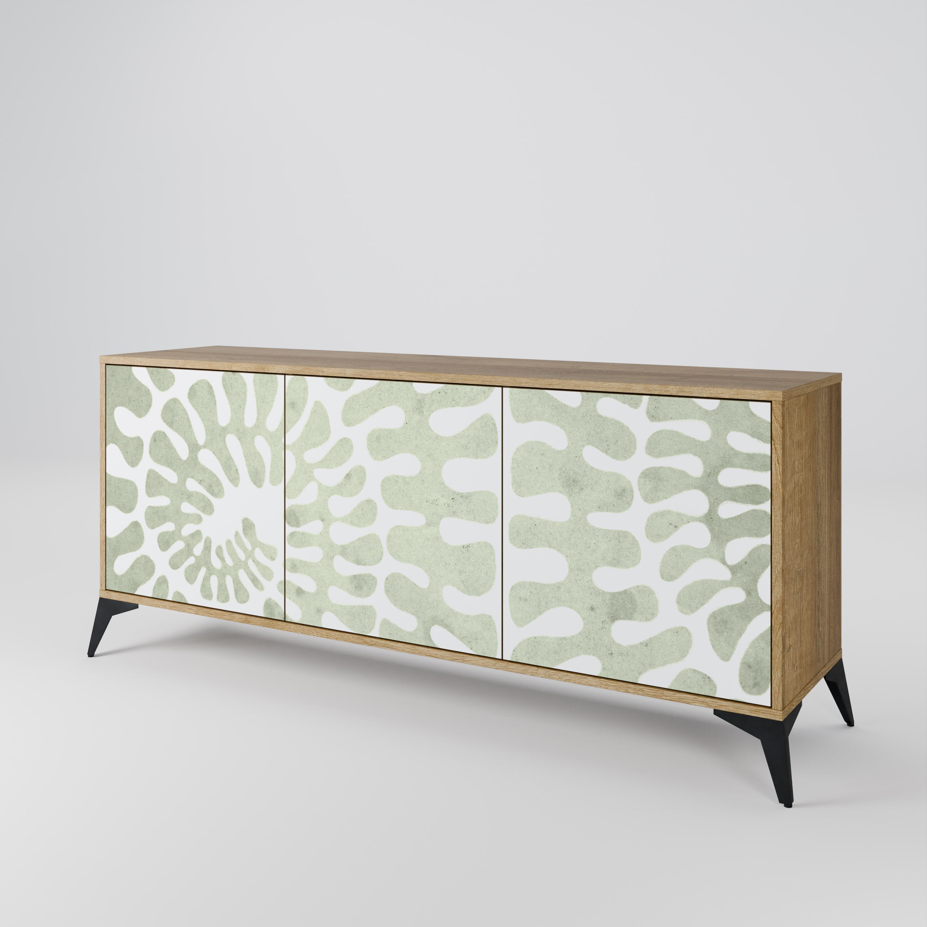 HELIX DANCE 3-türiges Sideboard in Eichenoptik