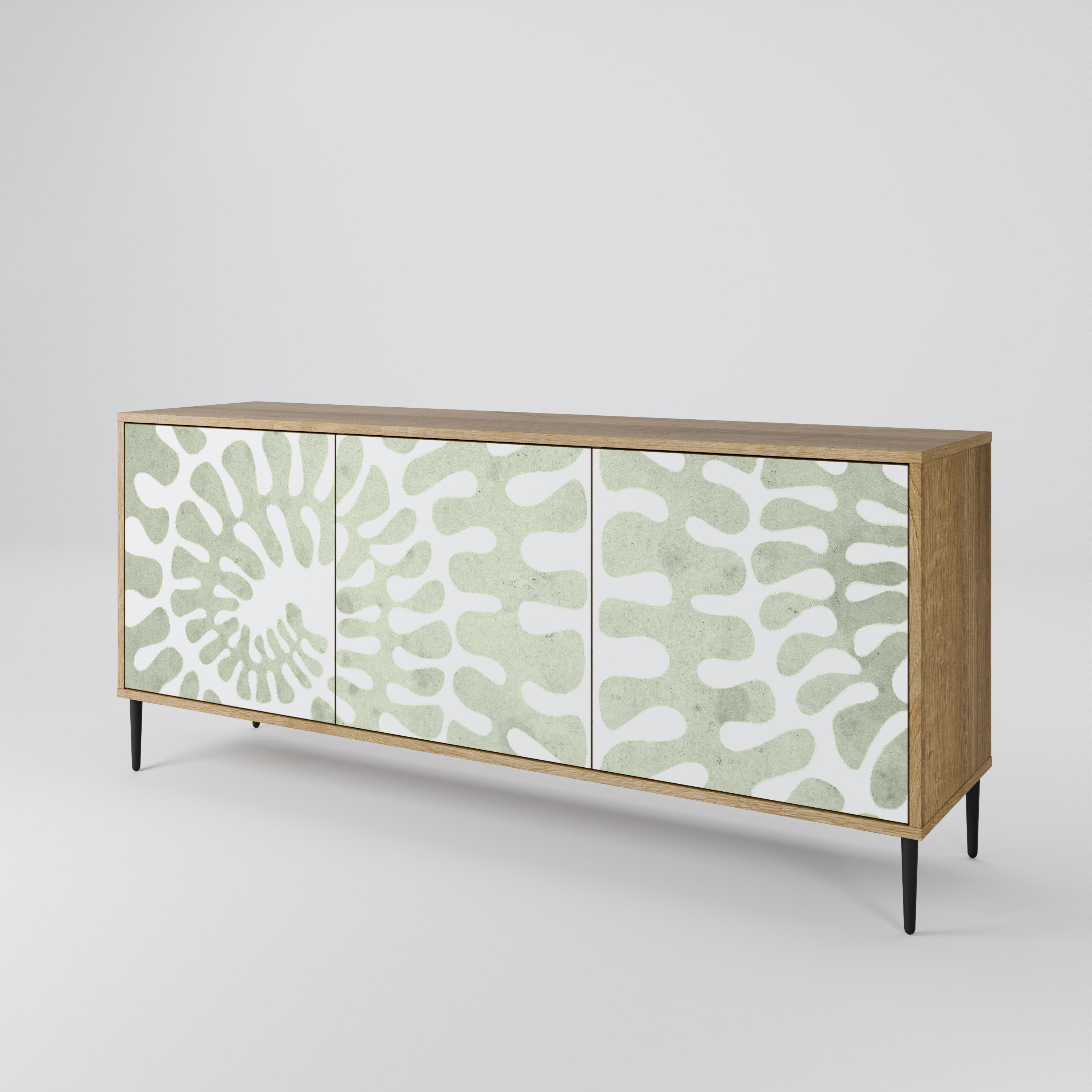 HELIX DANCE 3-türiges Sideboard in Eichenoptik