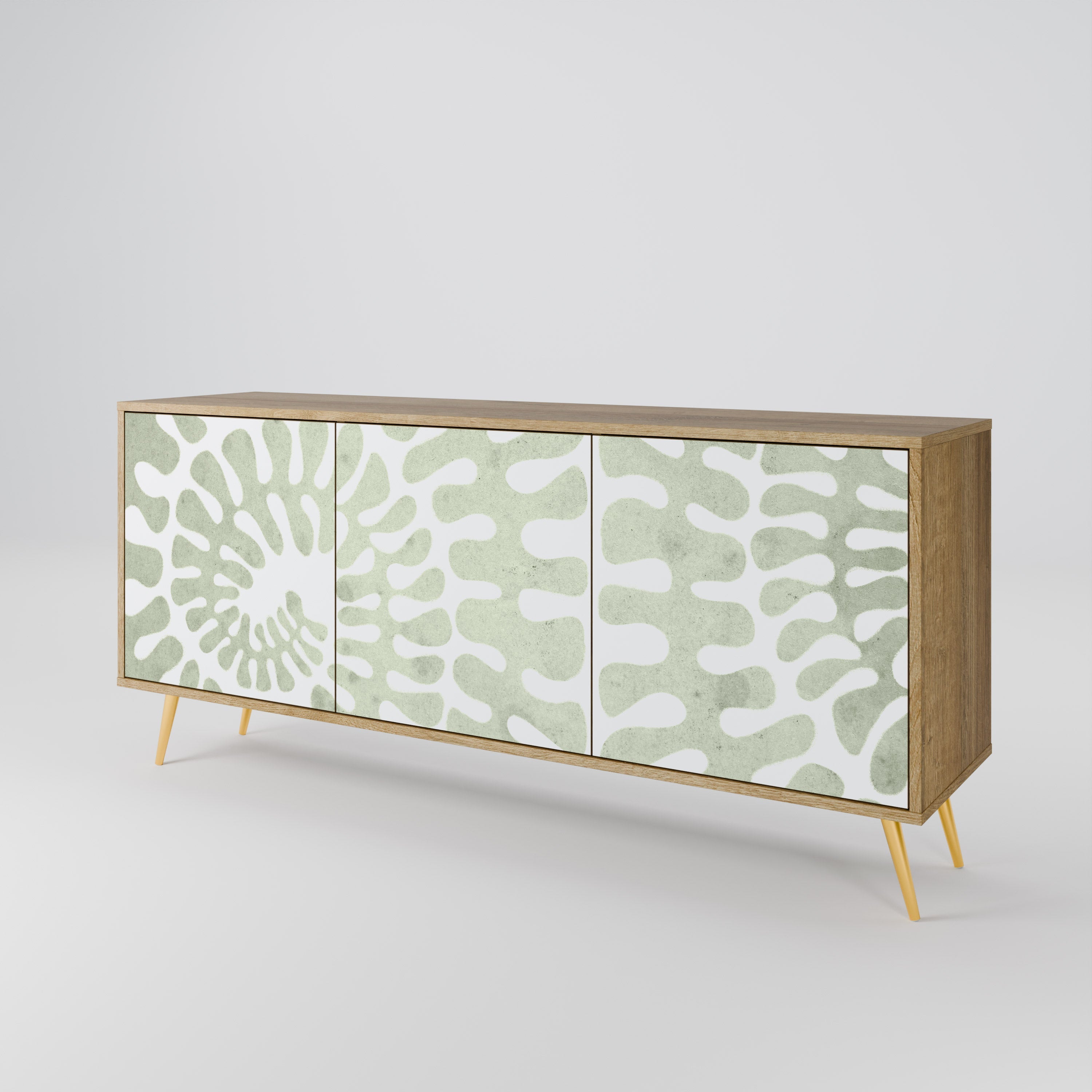 HELIX DANCE 3-türiges Sideboard in Eichenoptik