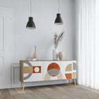 CIRCLE RHYTM 3-Door Sideboard in Oak Effect