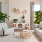 CIRCLE RHYTM 3-Door Sideboard in Oak Effect