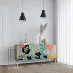 KANAGAWA BEAUTY 3-Door Sideboard in Oak Effect