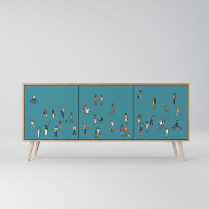 COLLECTIVE STREAM 3-türiges Sideboard